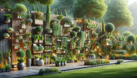 types de structures de jardinage verticales