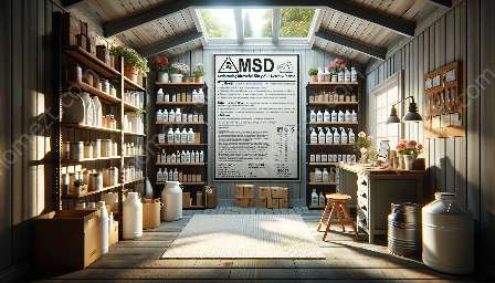 가정 유해 물질에 대한 MSD(물질 안전 보건 자료) 이해