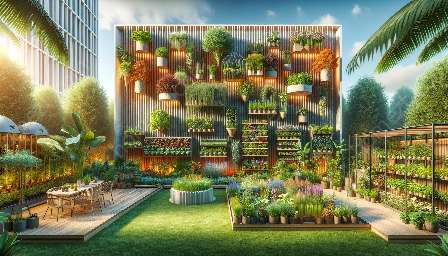 Vertikale Gartentechniken