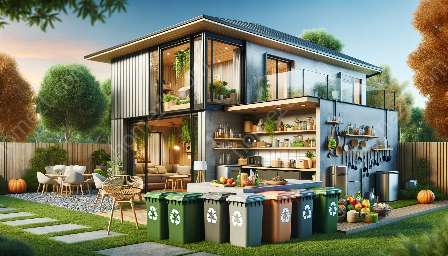 gestão de resíduos em casas verdes