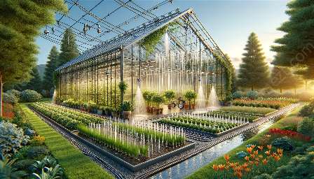 bevattnings- och bevattningstekniker i ett växthus