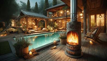 chauffage de piscine au bois