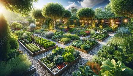 xeriscape 식용 정원