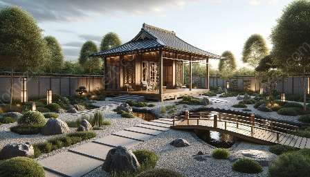 Zen-Garten-Architektur