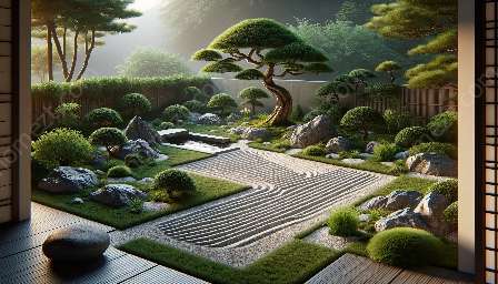 Zen-Philosophie in japanischen Gärten